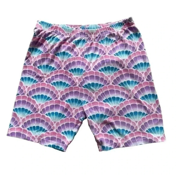 Children’s Place Pajama Shorts Pull On Unicorns Butterflies Shells SZ 16 # 1778 - Picture 3 of 6